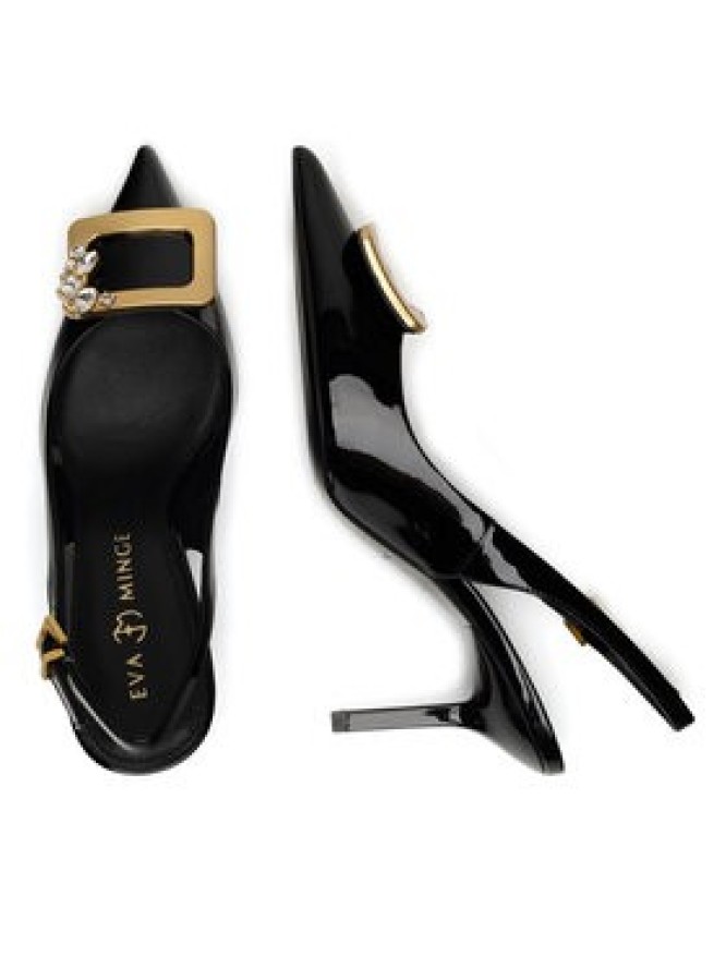 Eva Minge Czółenka SUN-V1560-48 Czarny