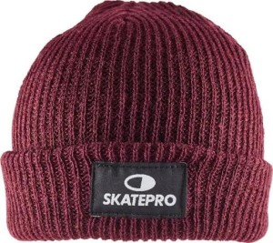 Odzież Beanies unisex SkatePro Czapka Beanie Czapka Beanie - Burgundy