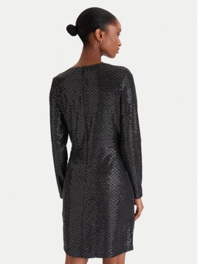 DKNY Sukienka koktajlowa DD5IZ632 Czarny Slim Fit