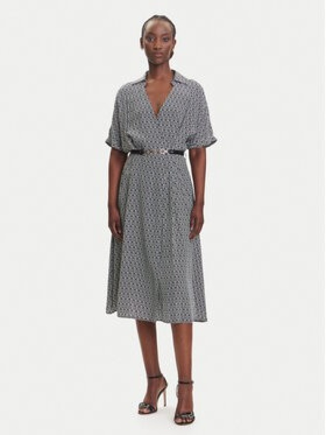 Fracomina Sukienka codzienna FR25SD2012W413O9 Czarny Regular Fit