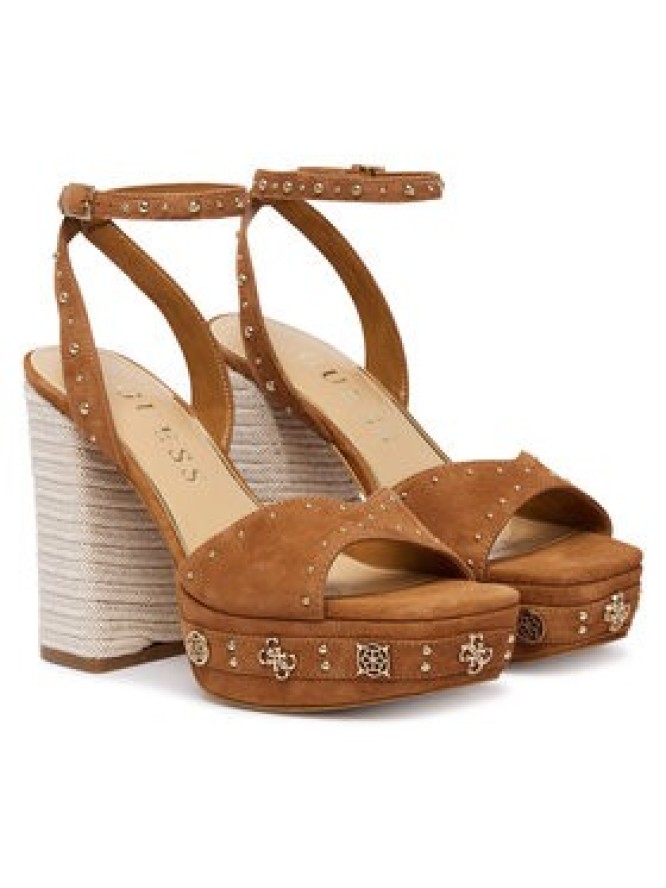 Guess Sandały FLJV2C SUE03 Brązowy jasny