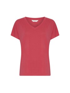 MOSS COPENHAGEN Koszulka "Fenya" w kolorze koralowym rozmiar: XS/S