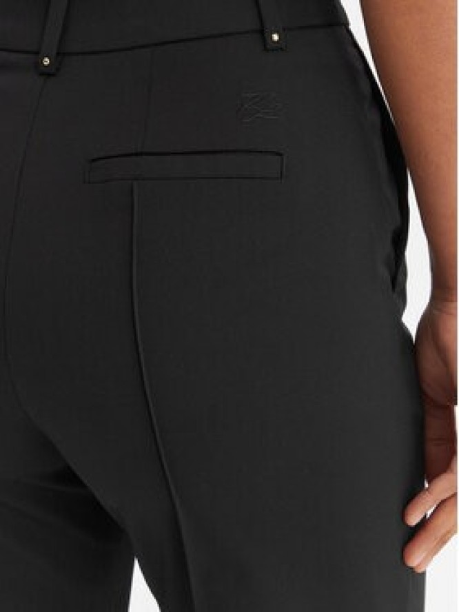 KARL LAGERFELD Spodnie materiałowe B1W10003 Czarny Straight Leg