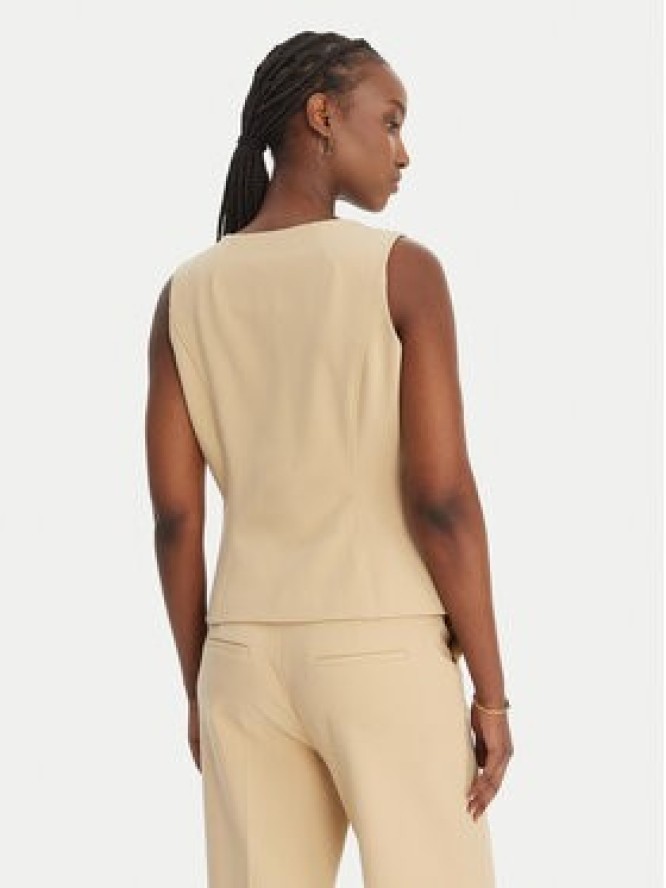 Guess Kamizelka W6GH49 W1895 Beżowy Slim Fit