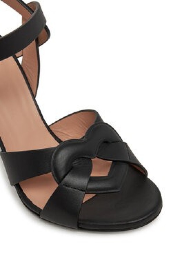 LOVE MOSCHINO Sandały JA16069G1MIA0000 Czarny