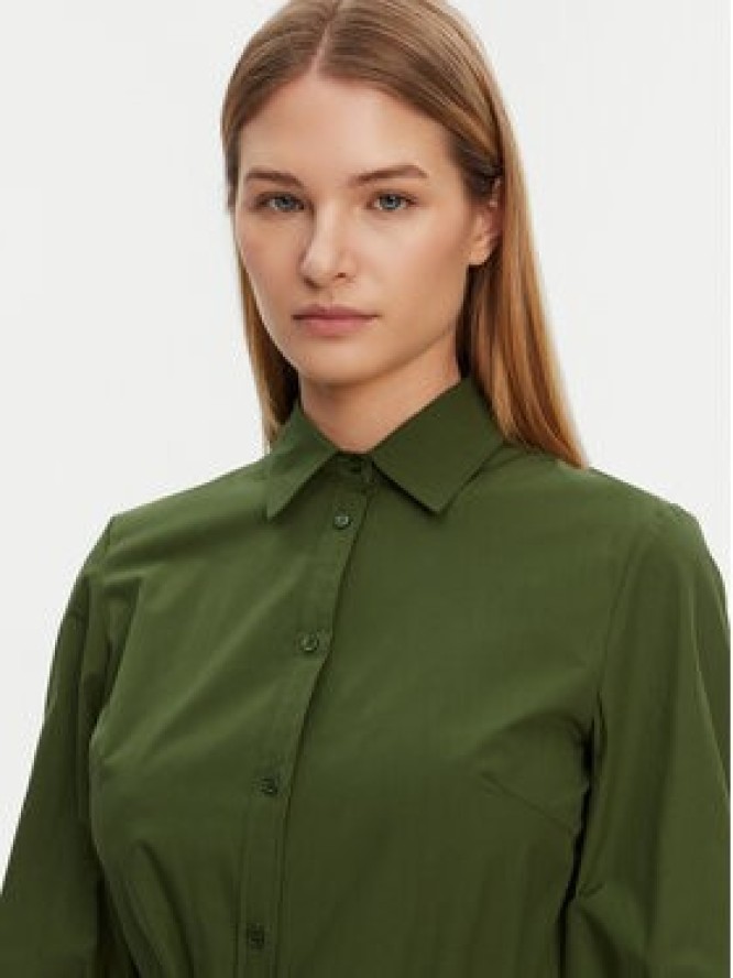 Weekend Max Mara Sukienka koszulowa Kenita 2515221202 Zielony Regular Fit