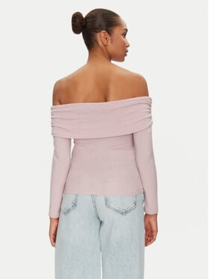 ONLY Bluzka Glamour 15339759 Różowy Slim Fit