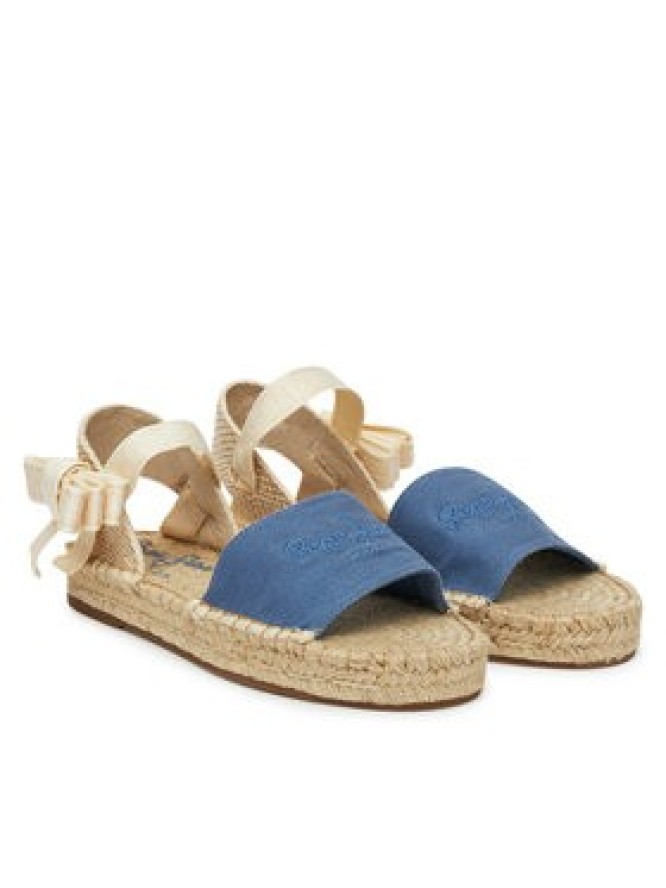 Pepe Jeans Espadryle PLS90684 Niebieski