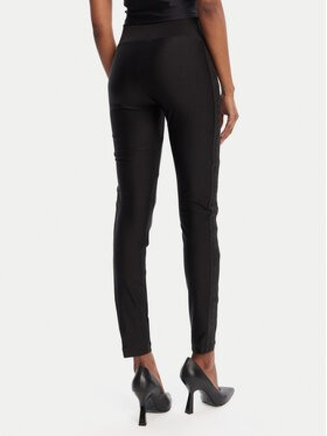 Versace Jeans Couture Legginsy 79HAC114 N0008 Czarny Slim Fit