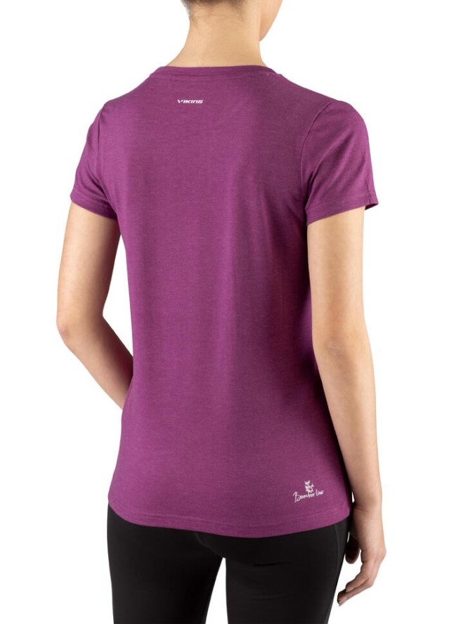 Koszulka turystyczna damska Viking Lenta Bamboo