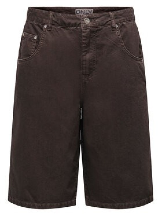ONLY Bermudy Mate 15374734 Brązowy Loose Fit