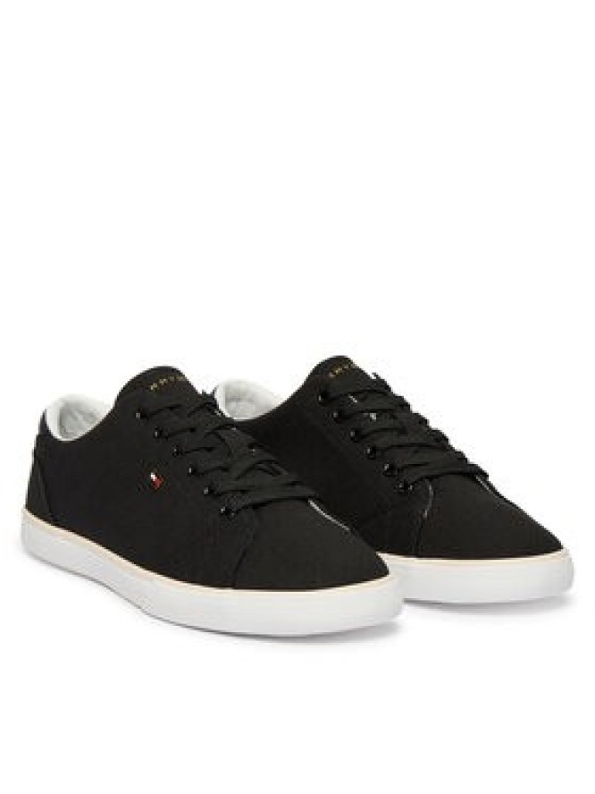 Tommy Hilfiger Tenisówki Th Low Profile Vulc Canvas FW0FW09102 Czarny