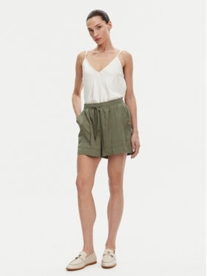 Gaudi Szorty materiałowe 511BD25009 Zielony Relaxed Fit