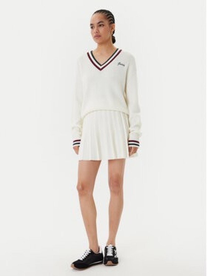 Guess Sweter V5BR01 Z1152 Écru Regular Fit