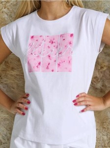 Koszulka z nadrukiem - biały