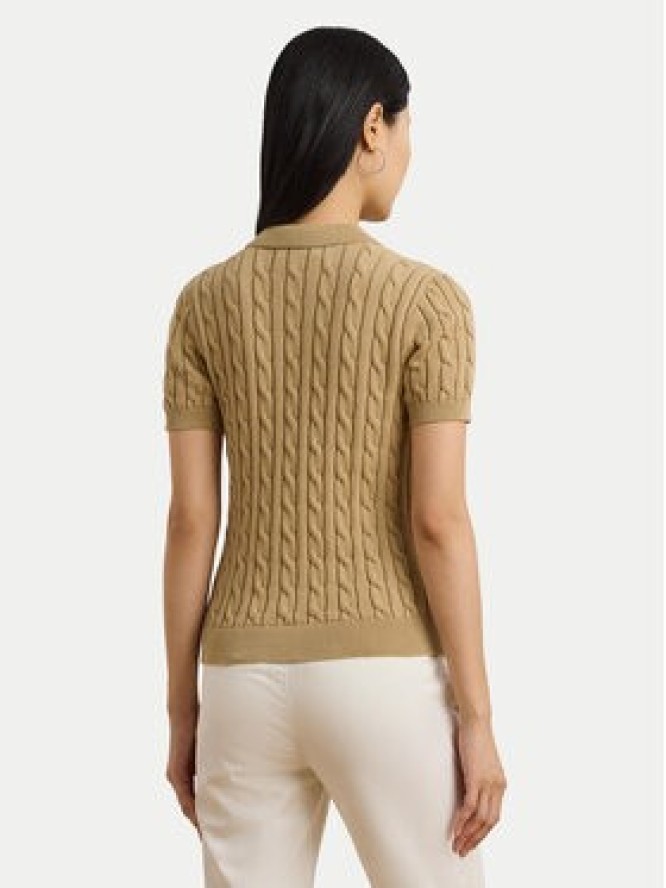 LAUREN RALPH LAUREN Sweter 200932224011 Beżowy Slim Fit