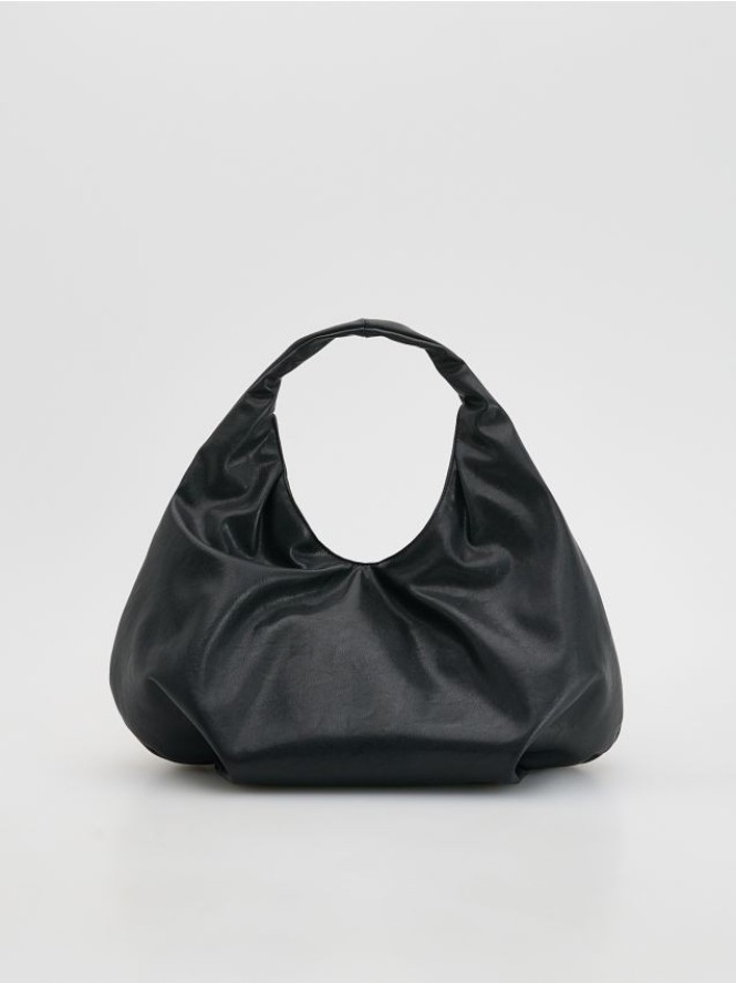 Duża torebka hobo - czarny