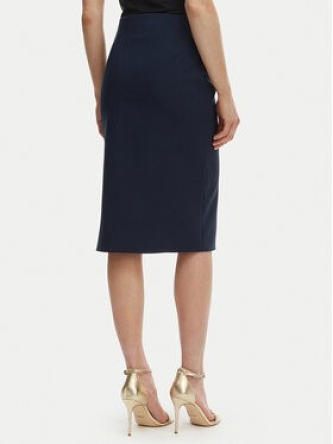 Rinascimento Spódnica ołówkowa CFC0127985003 Granatowy Slim Fit