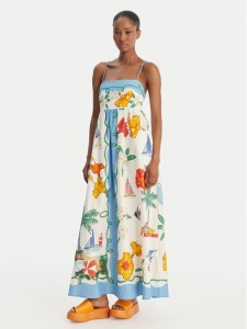 Seafolly Sukienka letnia Viva Vacation 55673-DR Błękitny Regular Fit