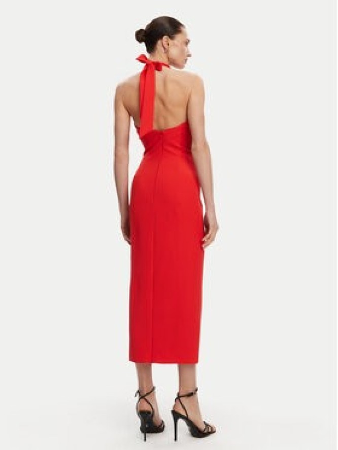 ACCESS FASHION Sukienka koktajlowa 53-3403-218 Czerwony Regular Fit