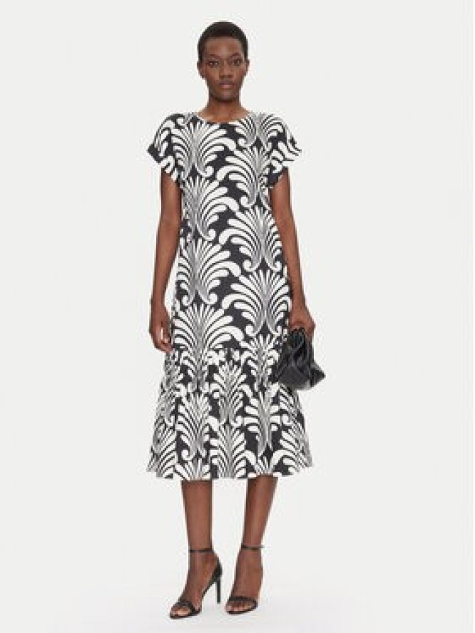 Luisa Spagnoli Sukienka codzienna Passito 541798 Czarny Regular Fit