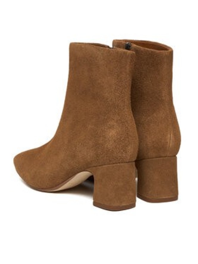 Clarks Botki Fernie Zip 26182938 Brązowy