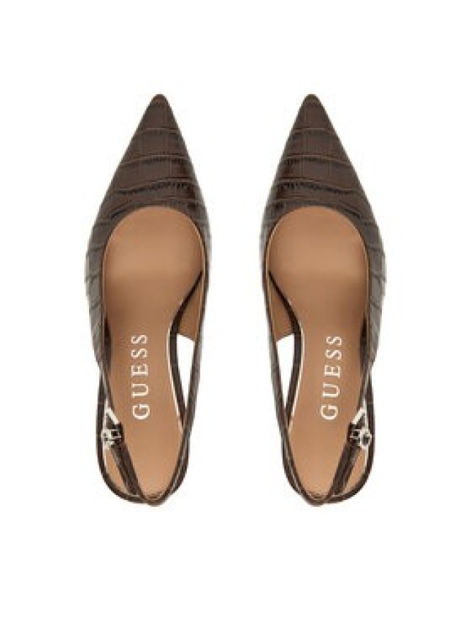 Guess Szpilki FLFPLS LEP05 Brązowy