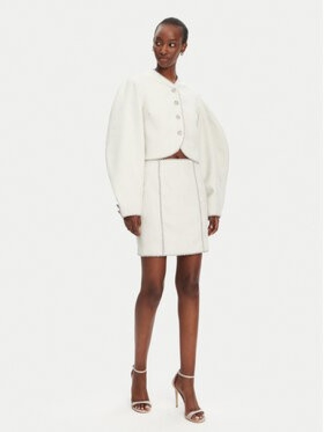 ROTATE Spódnica mini 1136773042 Écru Regular Fit