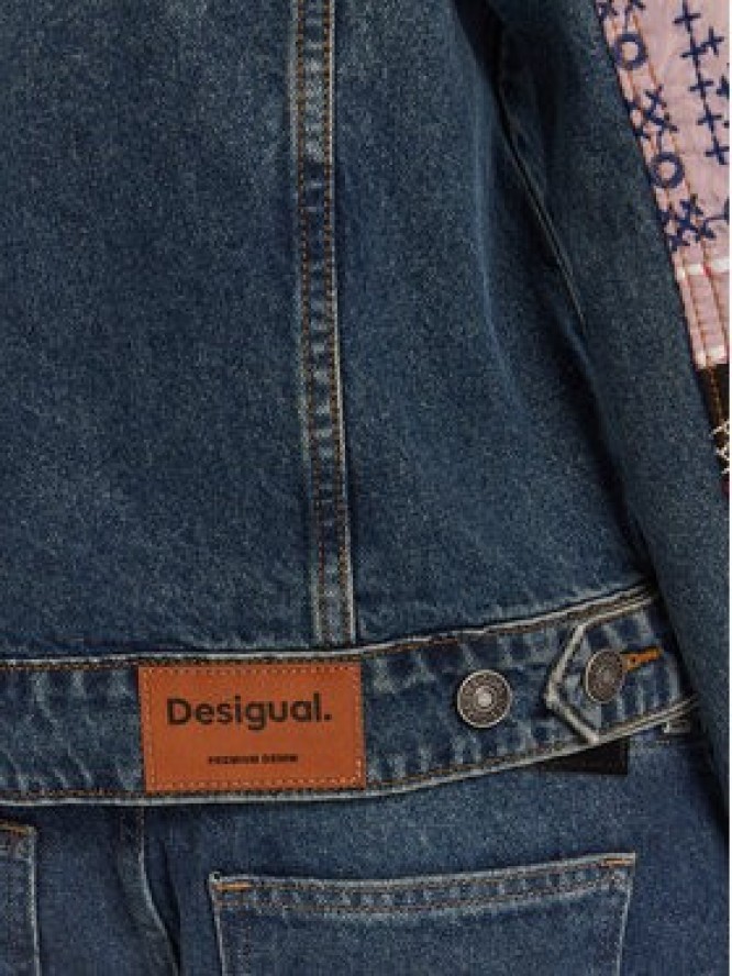 Desigual Kurtka jeansowa Etnic 25WWED14 Kolorowy Regular Fit