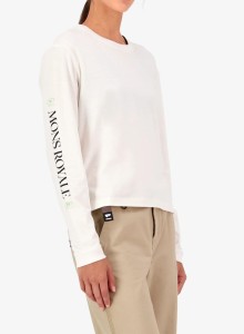 Longsleeve damski Mons Royale Yonder Merino Organic Cotton
