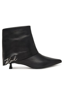 KARL LAGERFELD Botki KL30141 Czarny