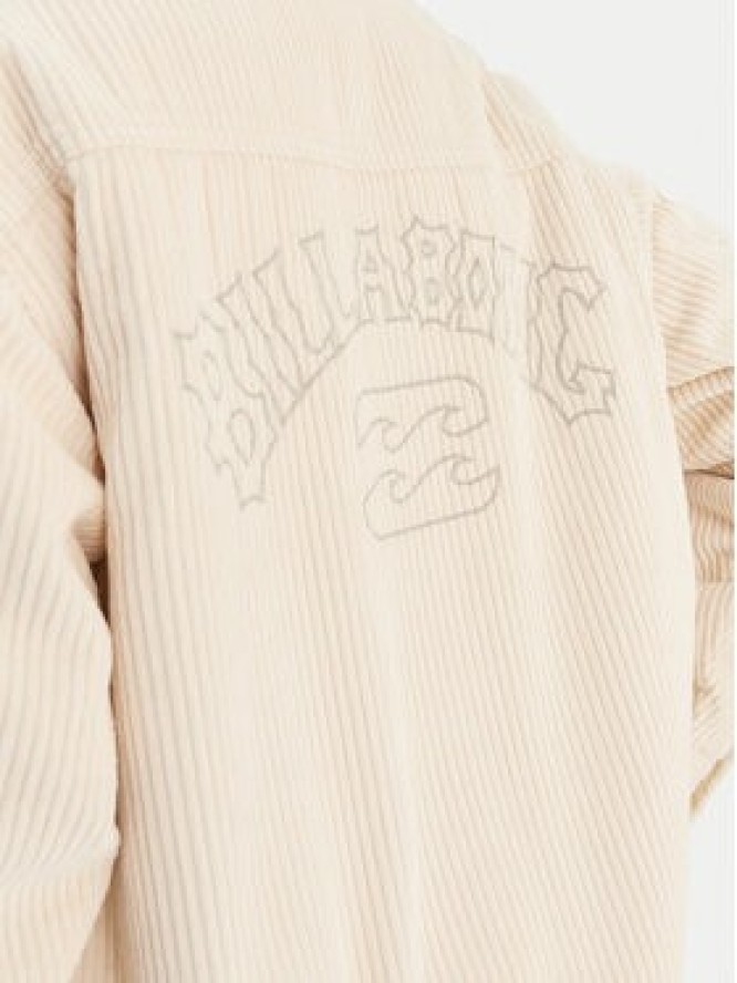 Billabong Kurtka przejściowa Cord In Love EBJJK00163 Écru Regular Fit