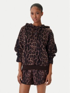 adidas Bluza Seasonal Essentials Leopard Print KH0293 Brązowy Loose Fit