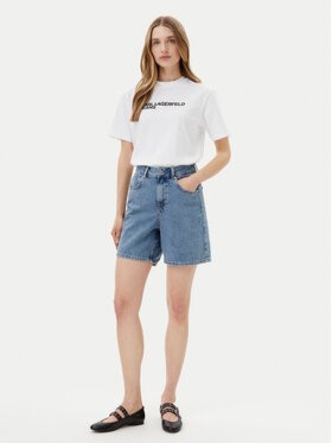 Karl Lagerfeld Jeans Szorty jeansowe A2W10041 Niebieski Relaxed Fit