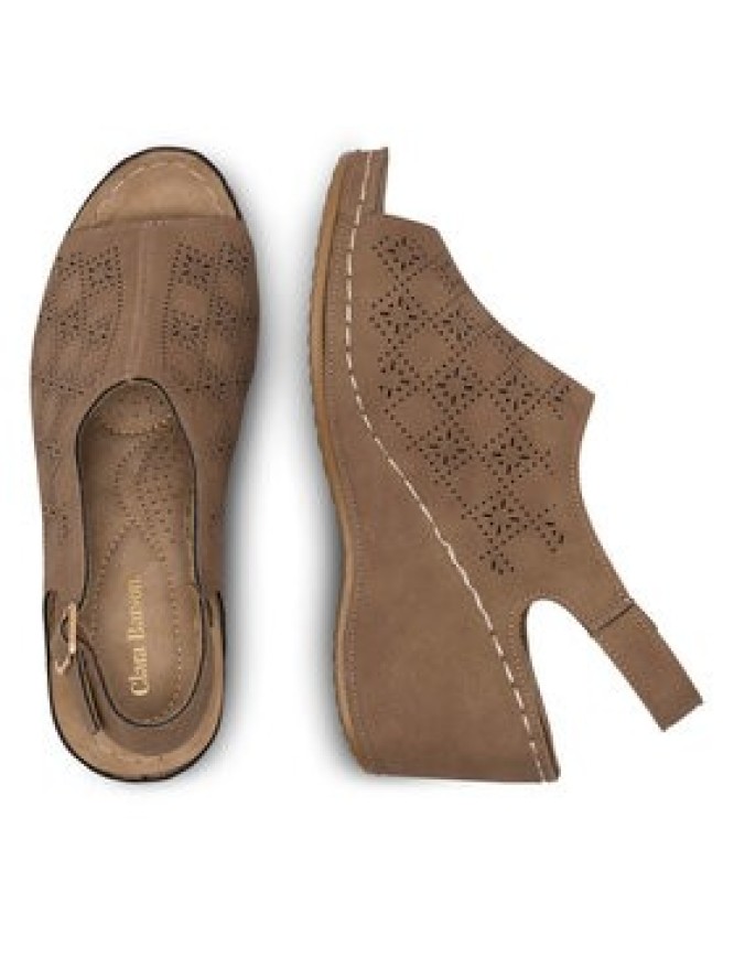 Clara Barson Sandały WYL05010-31 Brązowy