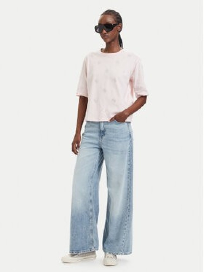 Guess Jeansy W6GA82 D0697 Niebieski jasny Relaxed Fit
