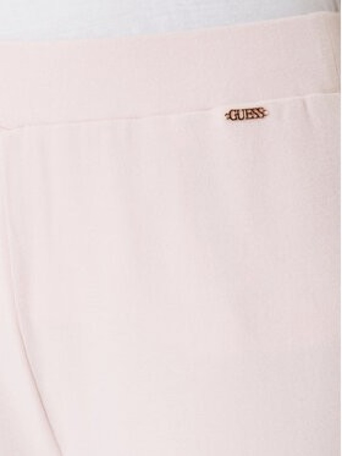 Guess Spodnie dresowe O4BB02 K7611 Różowy Regular Fit