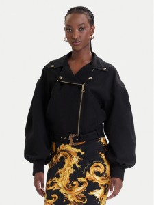 Versace Jeans Couture Kurtka przejściowa 80HAS410 N0432 Czarny Loose Fit