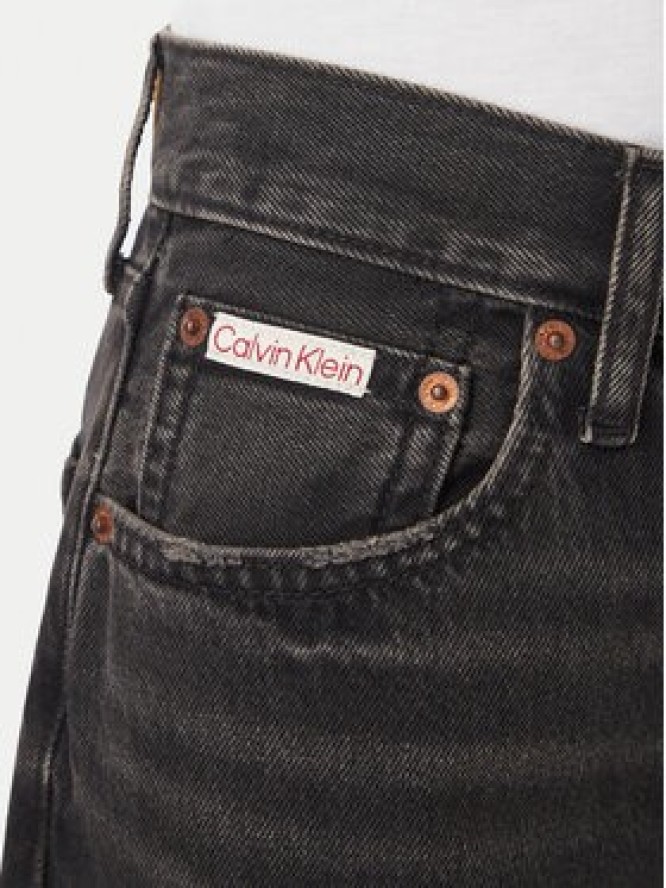 Calvin Klein Jeans Jeansy LV047F686G Czarny Barrel Fit