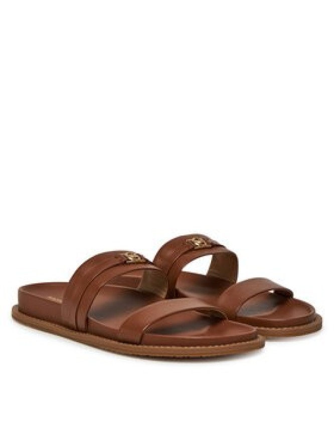MICHAEL Michael Kors Klapki Mandy Flat Sandal 40S5MAFS2L Brązowy