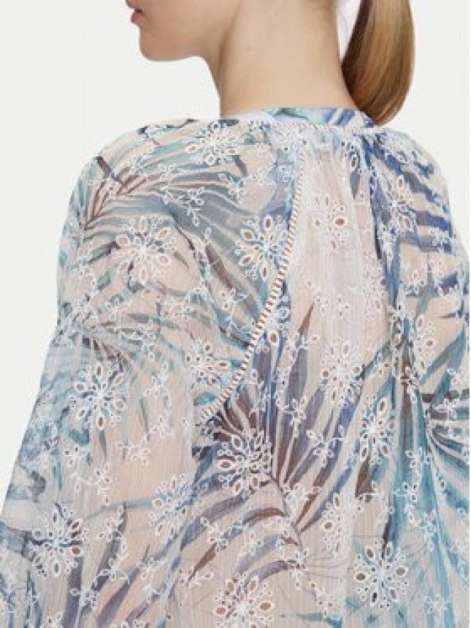 Guess Bluzka W5GH60 W0WA2 Niebieski Regular Fit