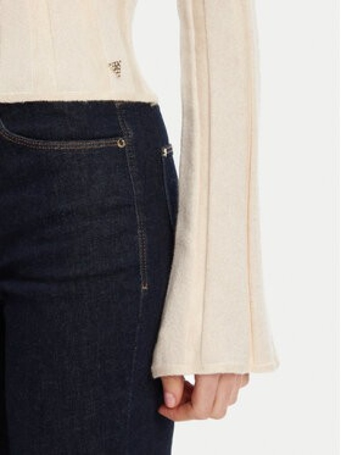 Guess Sweter W5YR13 Z3OT0 Beżowy Regular Fit