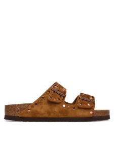 Birkenstock Klapki Arizona Rivet 1031731 Brązowy