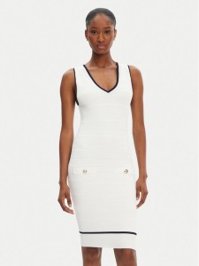 Marciano Guess Sukienka codzienna 5RGK99 5640Z Écru Regular Fit