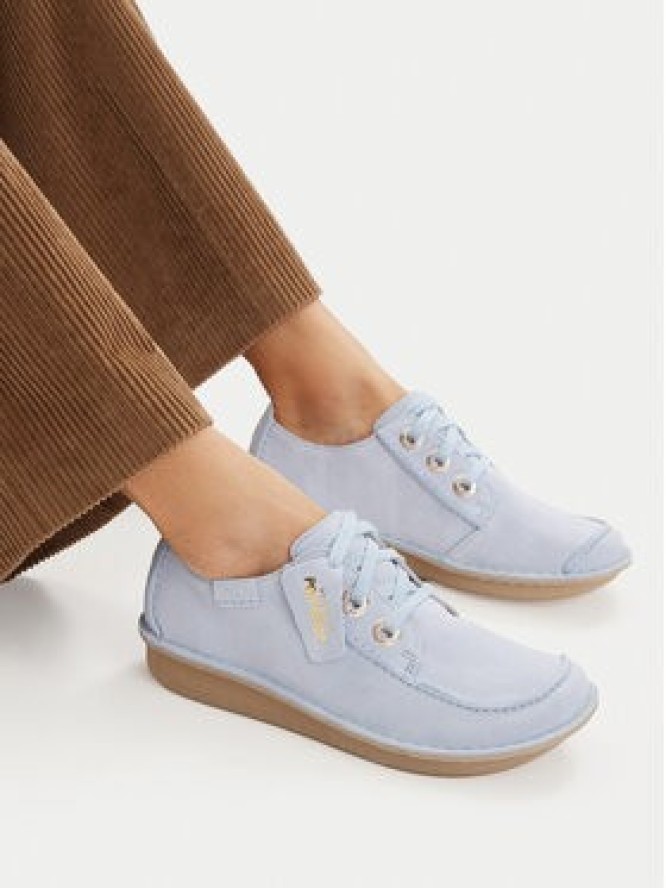 Clarks Półbuty Funny Dream 26186661 Błękitny