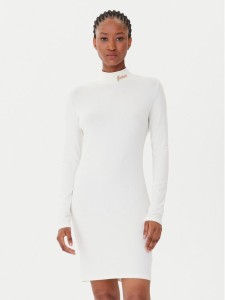 Guess Sukienka codzienna V5BK04 KCBF1 Écru Slim Fit