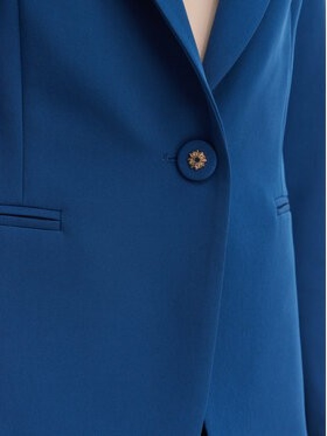 Rinascimento Marynarka CFC0127895003 Niebieski Slim Fit