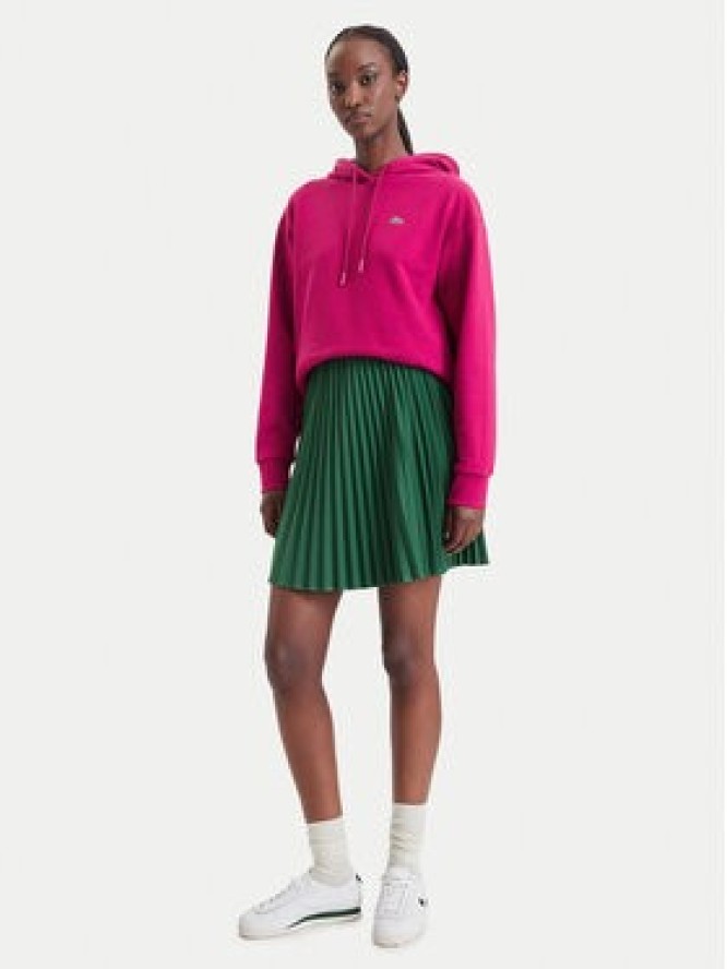 Lacoste Bluza SF7612 Różowy ciemny Oversize
