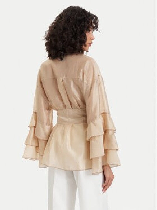 ACCESS FASHION Koszula 63-7068-125 Beżowy jasny Relaxed Fit