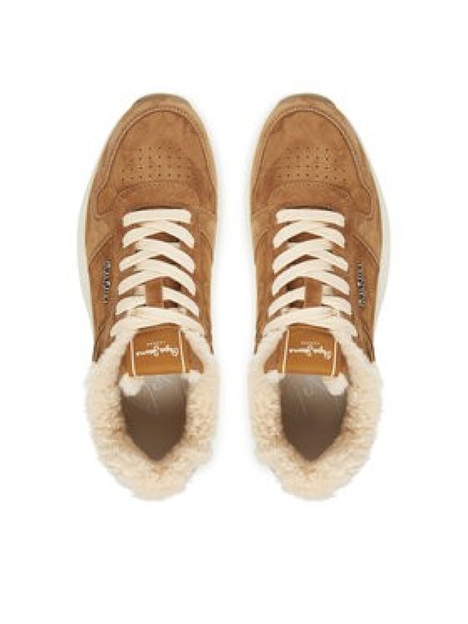 Pepe Jeans Sneakersy Kimi Block W PLS600022 Brązowy